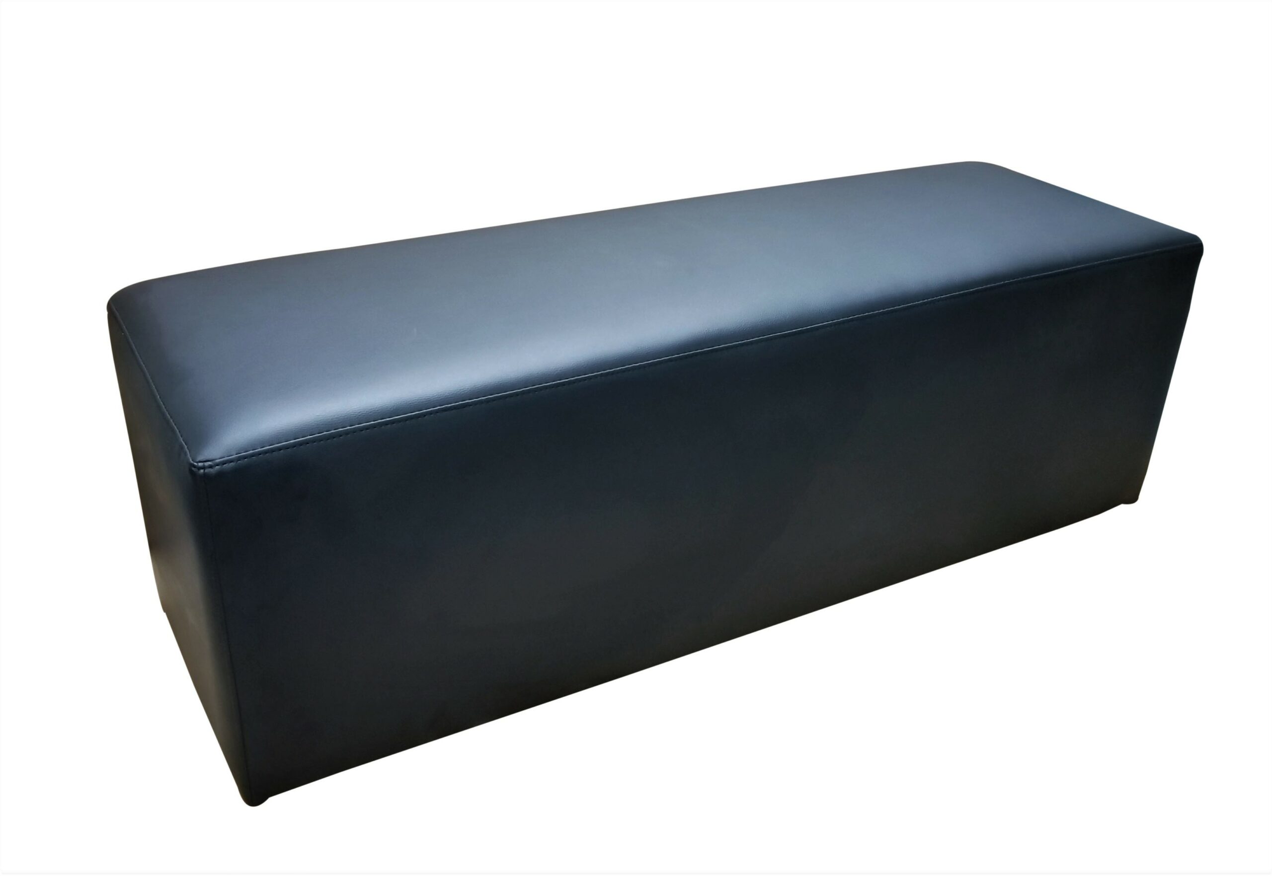 Large Rectangular Pouf Black