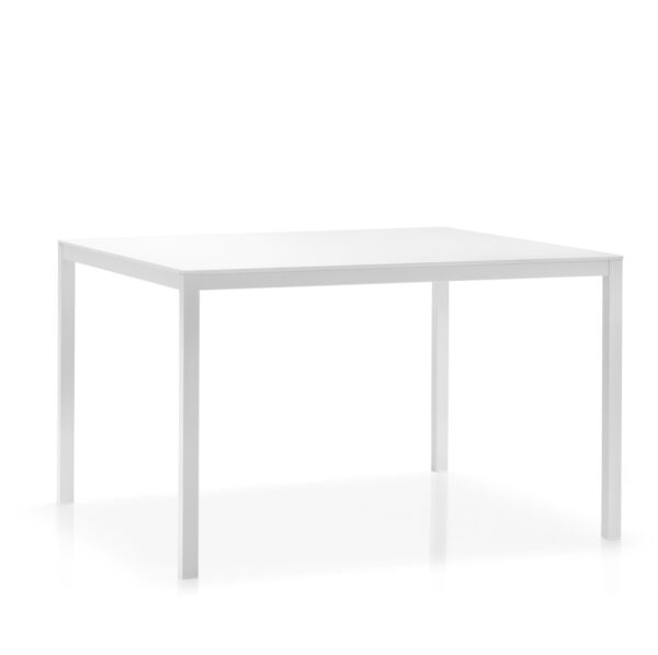 Kuadro Square Table White