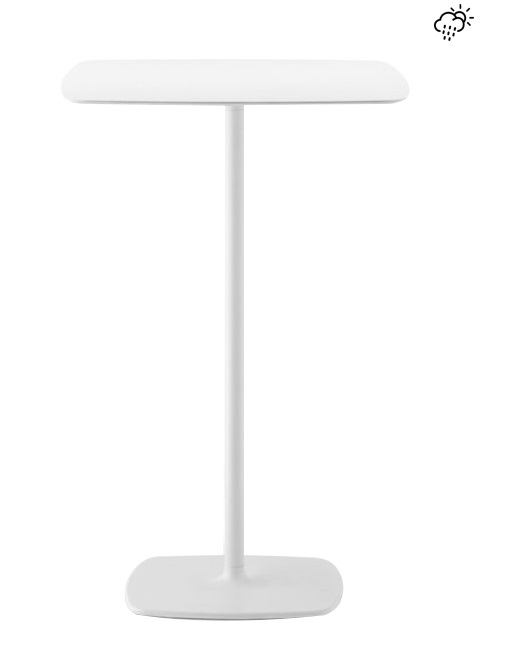 Stylus Square High Table White