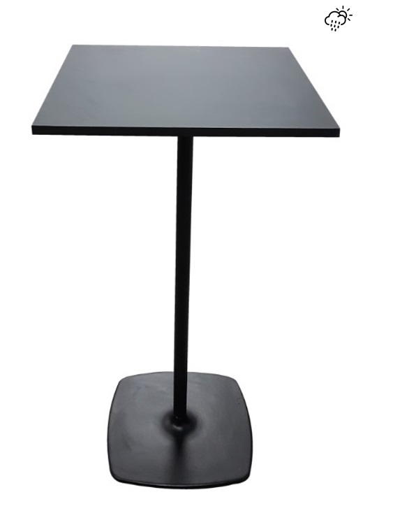 Stylus Square High Table Black