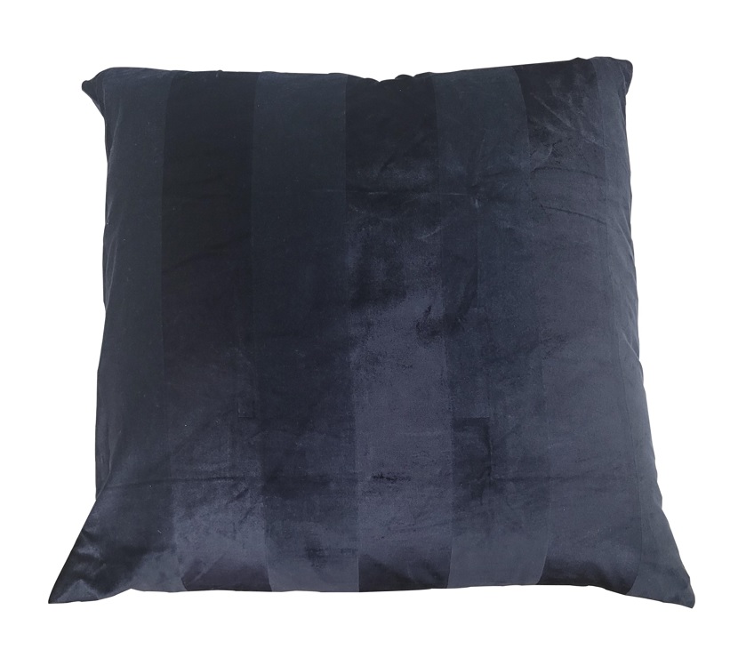 Velvet blue cushion 45x45