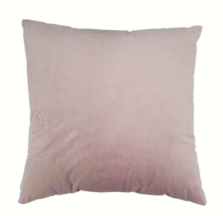 Velvet pink cushion 45x45